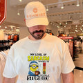 My level of sarcasm depends on you level of stupidity Minion shirt Unisex T-shirt, Sweatshirt, Hoodie, Long Sleeve Tee - T-Shirt, Sweatshirt, Hoodie