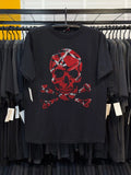 Eddie Van Halen Stripes Skull Black Unisex T-shirt Size S-5XL Unisex T-shirt, Sweatshirt, Hoodie, Long Sleeve Tee - T-Shirt, Sweatshirt, Hoodie