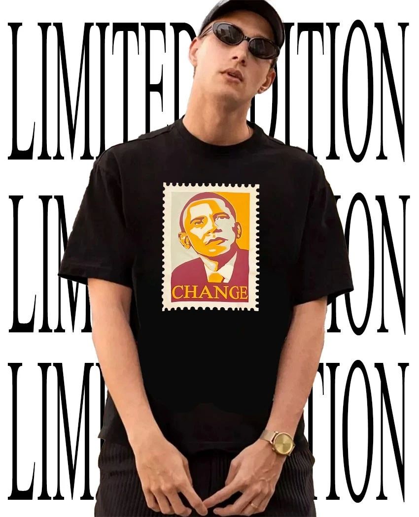 Barack Obama Change Stamp shirt Unisex T-shirt, Sweatshirt, Hoodie, Long Sleeve Tee - T-Shirt, Sweatshirt, Hoodie