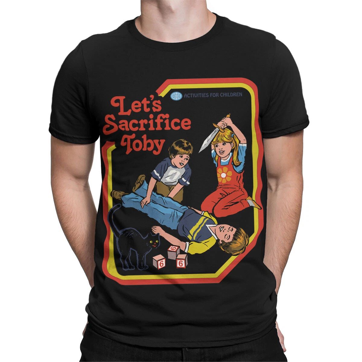 Lets Sacrifice Toby 90s Dark Humor T-Shirt with a Twist #SR#T433 Unisex T-shirt, Sweatshirt, Hoodie, Long Sleeve Tee - T-Shirt, Sweatshirt, Hoodie