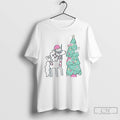 Classic Unicorn Decorating Christmas Tree Holiday Magic White T Shirts Unisex T-shirt, Sweatshirt, Hoodie, Long Sleeve Tee - T-Shirt, Sweatshirt, Hoodie