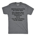Mens Funny T Shirts Procrastination Is A Win Win Sarcastic Graphic Novelty Tee Unisex T-shirt, Sweatshirt, Hoodie, Long Sleeve Tee - T-Shirt, Sweatshirt, Hoodie