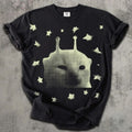 Y2K Alien Cat Meme Shirt Weirdcore Funny Kitten Retro Graphic Tee Unisex T-shirt, Sweatshirt, Hoodie, Long Sleeve Tee - T-Shirt, Sweatshirt, Hoodie