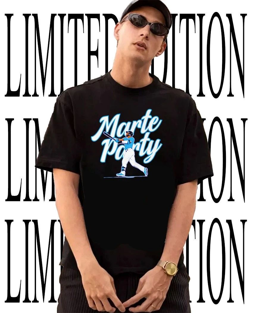 Marte Party Kansas City Royals Starling Marte shirt Unisex T-shirt, Sweatshirt, Hoodie, Long Sleeve Tee - T-Shirt, Sweatshirt, Hoodie