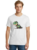 Cyborg-T-Rex Mens Graphic Tee, 100% Cotton, Casual Summer Wear Unisex T-shirt, Sweatshirt, Hoodie, Long Sleeve Tee - T-Shirt, Sweatshirt, Hoodie