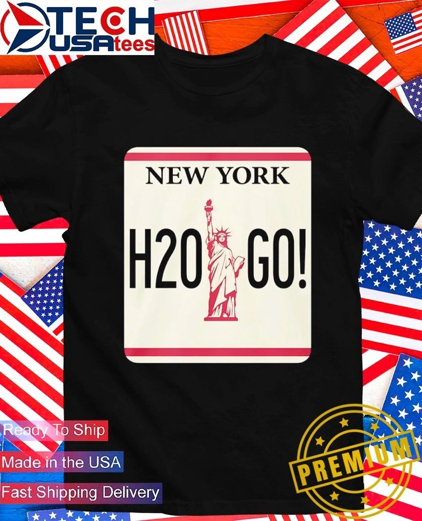 New York H2O Go License Plate Classic shirt Unisex T-shirt, Sweatshirt, Hoodie, Long Sleeve Tee - T-Shirt, Sweatshirt, Hoodie