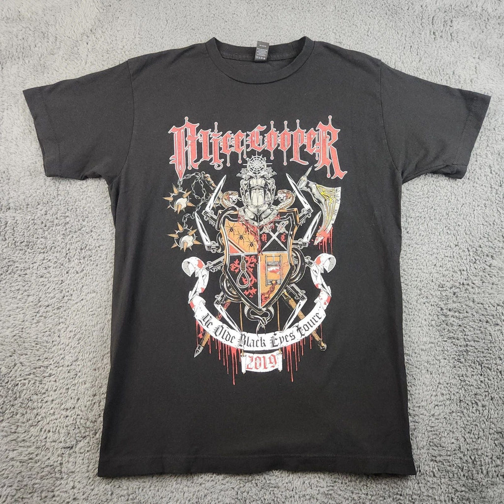 Men's Concert Tour Shirt Medium Alice Copper Glam Rock Retro Band Music Tee Unisex T-shirt, Sweatshirt, Hoodie, Long Sleeve Tee - T-Shirt, Sweatshirt, Hoodie