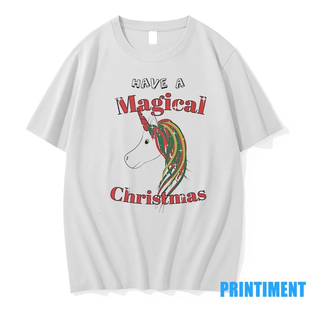 Have A Magical Christmas Unicorn Holiday Tshirts Sweater Unisex T-shirt, Sweatshirt, Hoodie, Long Sleeve Tee - T-Shirt, Sweatshirt, Hoodie