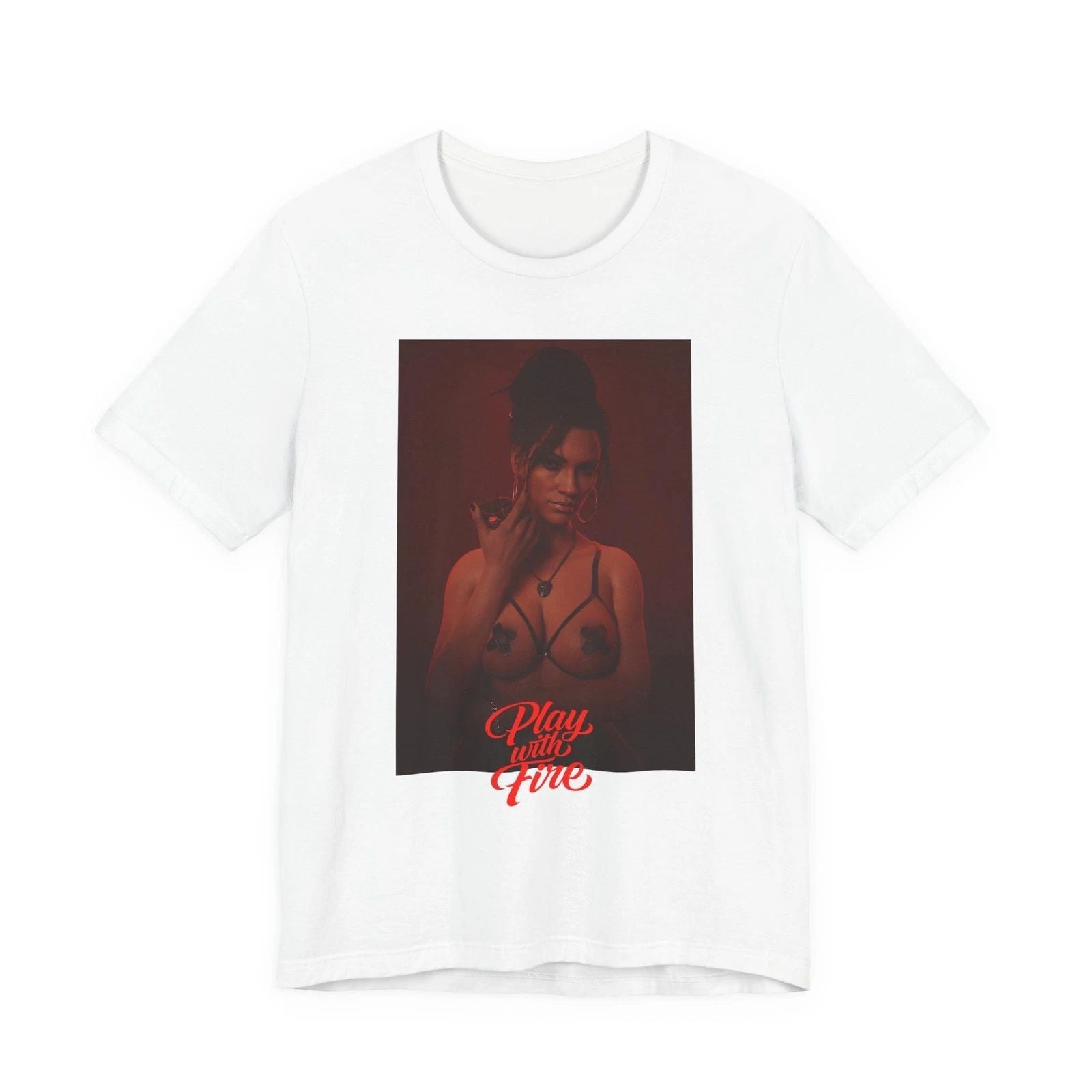 EURO/UK - Mens & Womens Cyberpunk Sexy Panam Potrait Print Streetwear Casual Unisex T-shirt, Sweatshirt, Hoodie, Long Sleeve Tee - T-Shirt, Sweatshirt, Hoodie
