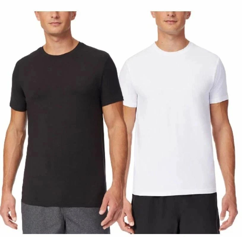 3 Pack 32 Degrees Men's Cool Tee Short Sleeve Crew Neck Select Color Size Unisex T-shirt, Sweatshirt, Hoodie, Long Sleeve Tee - T-Shirt, Sweatshirt, Hoodie