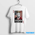 Trump 2028 King Card Never Back Down Tshirts Sweater Unisex T-shirt, Sweatshirt, Hoodie, Long Sleeve Tee - T-Shirt, Sweatshirt, Hoodie