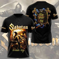 Sabaton 3D T-Shirt Gift For Fans Full Sizes Unisex T-shirt, Sweatshirt, Hoodie, Long Sleeve Tee - T-Shirt, Sweatshirt, Hoodie