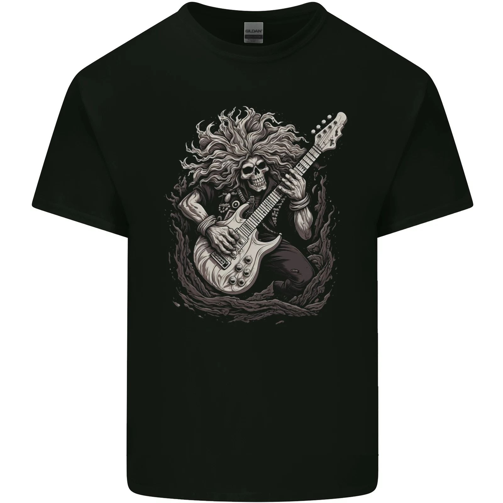 Heavy Metal Rock Skull Guitar Music 2 Mens Light Cotton T-Shirt Unisex T-shirt, Sweatshirt, Hoodie, Long Sleeve Tee - T-Shirt, Sweatshirt, Hoodie