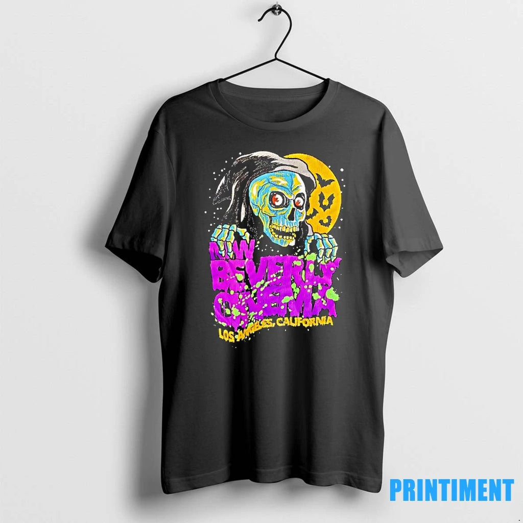 Skeleton New Beverly Cinema Los Angeles California Halloween Tshirts Sweater Unisex T-shirt, Sweatshirt, Hoodie, Long Sleeve Tee - T-Shirt, Sweatshirt, Hoodie