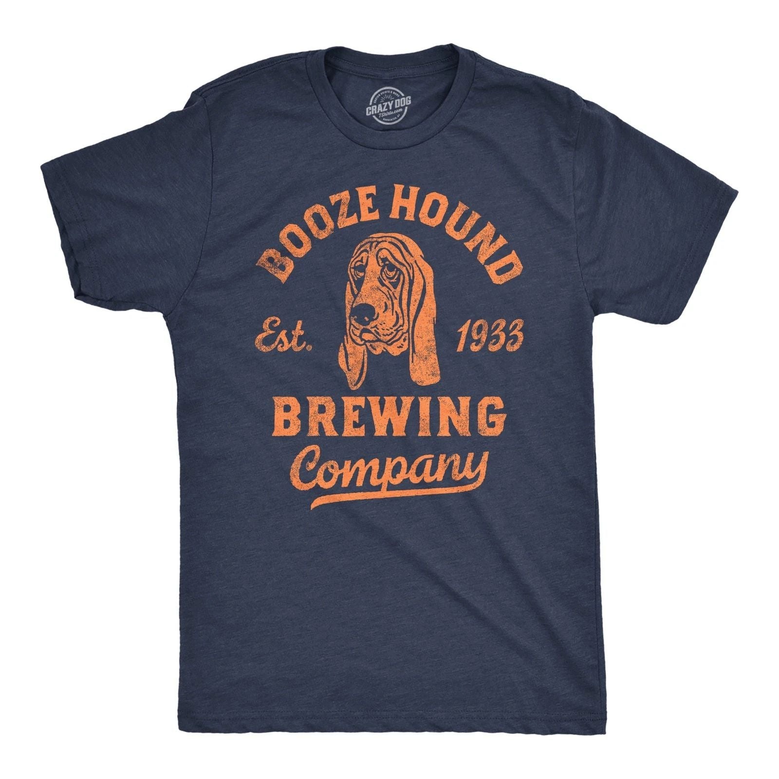 Mens Funny T Shirts Booze Hound Brewing Company Sarcastic Drinking Tee for Men Unisex T-shirt, Sweatshirt, Hoodie, Long Sleeve Tee - T-Shirt, Sweatshirt, Hoodie