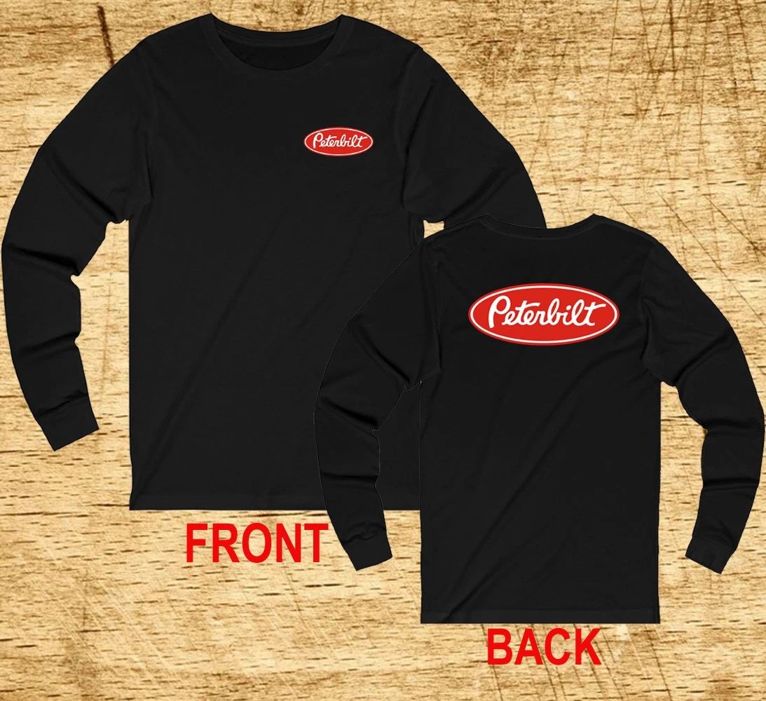 Peterbilt Truck Men's Black Size S-2XL Unisex T-shirt, Sweatshirt, Hoodie, Long Sleeve Tee - T-Shirt, Sweatshirt, Hoodie