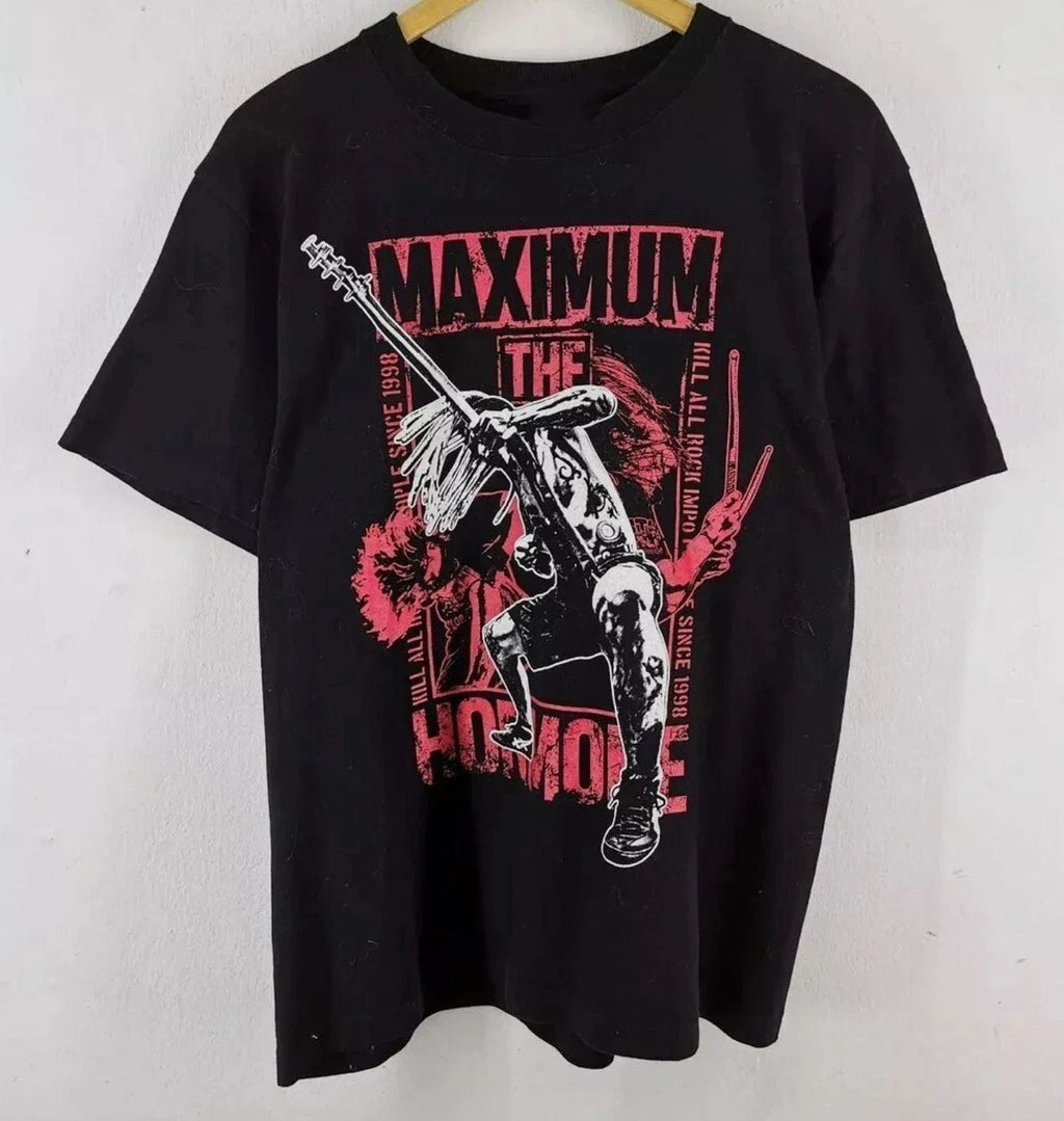 Maximum The Hormone Band Reprint basic black Unisex T shirt cotton NWT Unisex T-shirt, Sweatshirt, Hoodie, Long Sleeve Tee - T-Shirt, Sweatshirt, Hoodie