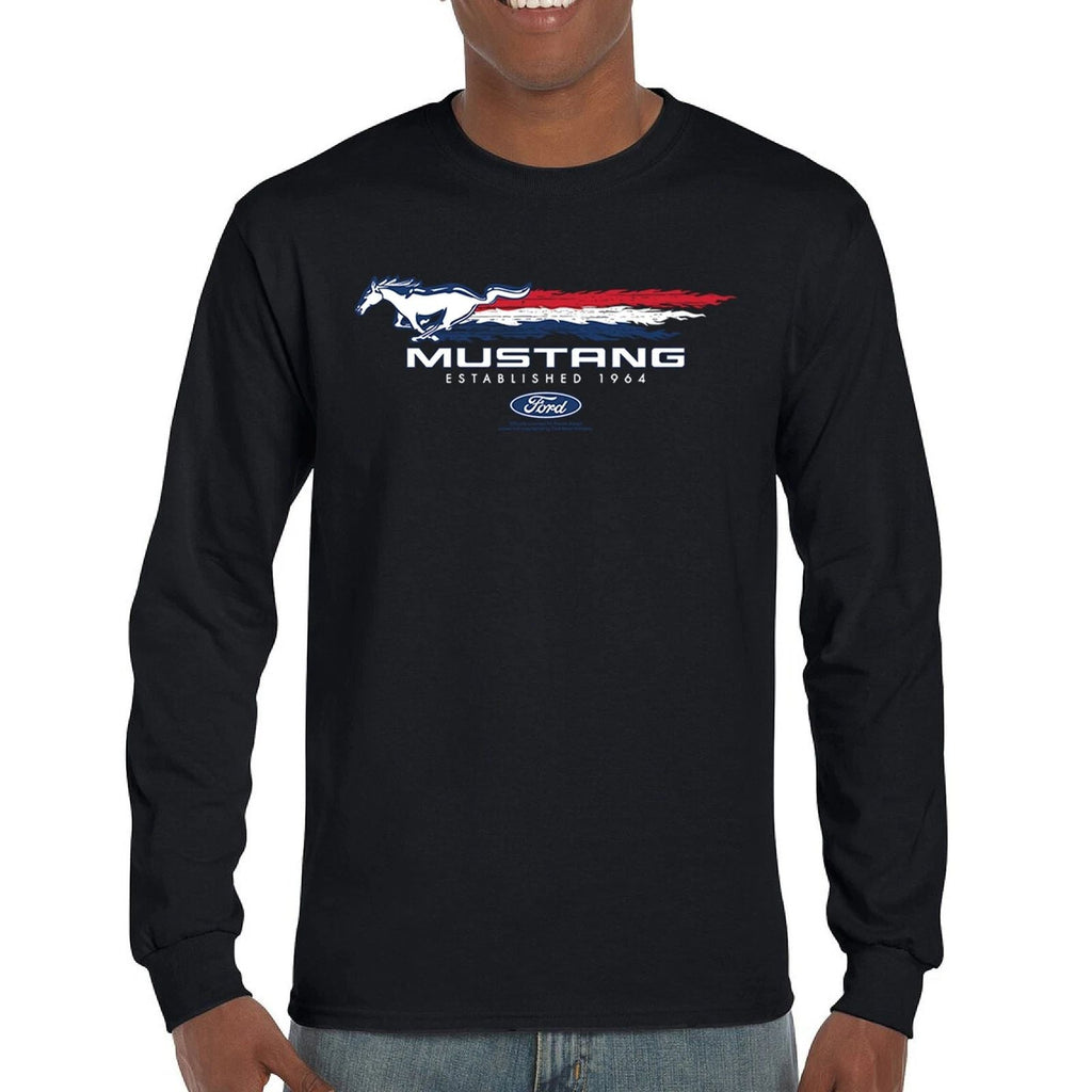 Ford Mustang Established 1964 Long Sleeve T-shirt Shelby Mach 1 Boss GT Muscle Unisex T-shirt, Sweatshirt, Hoodie, Long Sleeve Tee - T-Shirt, Sweatshirt, Hoodie