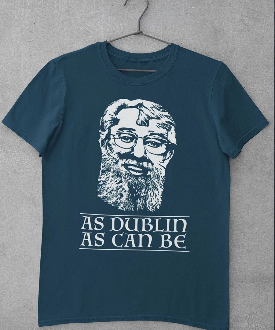 As Dublin As Can Be Ronnie Drew (Navy To 5XL) Dubliners Irish Folk Trad Ireland Unisex T-shirt, Sweatshirt, Hoodie, Long Sleeve Tee - T-Shirt, Sweatshirt, Hoodie
