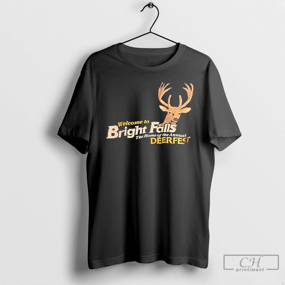 Classic Welcome To Bright Falls The Home Of The Annual Deerfest T Shirts Unisex T-shirt, Sweatshirt, Hoodie, Long Sleeve Tee - T-Shirt, Sweatshirt, Hoodie