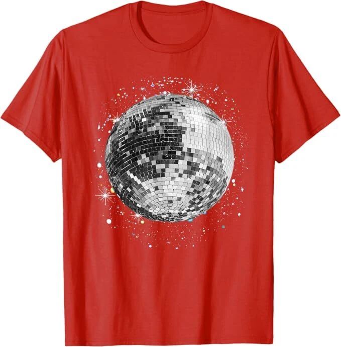 Black and White Disco Ball Club Retro T-Shirt Unisex T-shirt, Sweatshirt, Hoodie, Long Sleeve Tee - T-Shirt, Sweatshirt, Hoodie