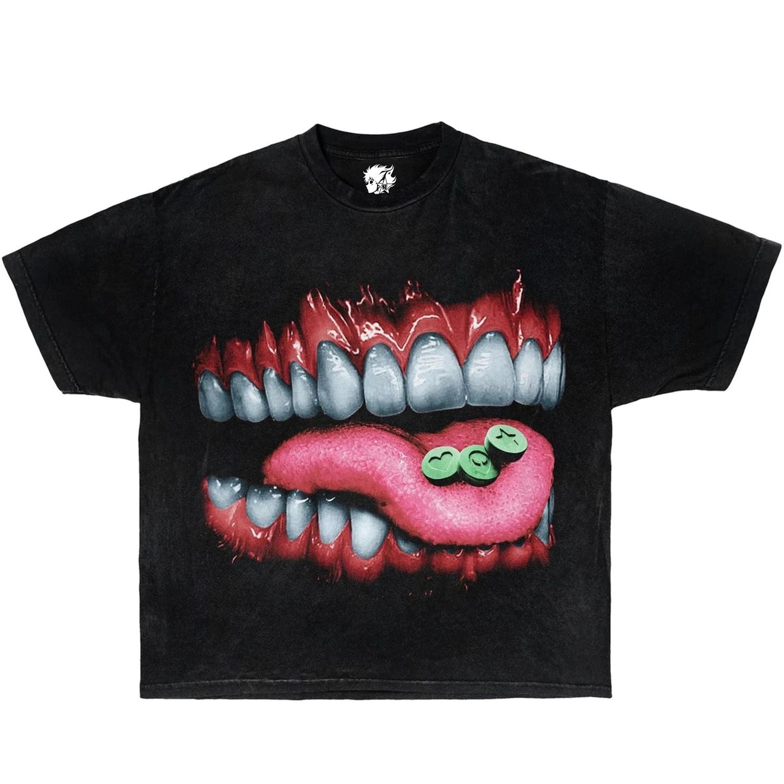 Neniom Grillz Tablets Boxy Vintage Tee Streetwear Y2K Tee Unisex T-shirt, Sweatshirt, Hoodie, Long Sleeve Tee - T-Shirt, Sweatshirt, Hoodie