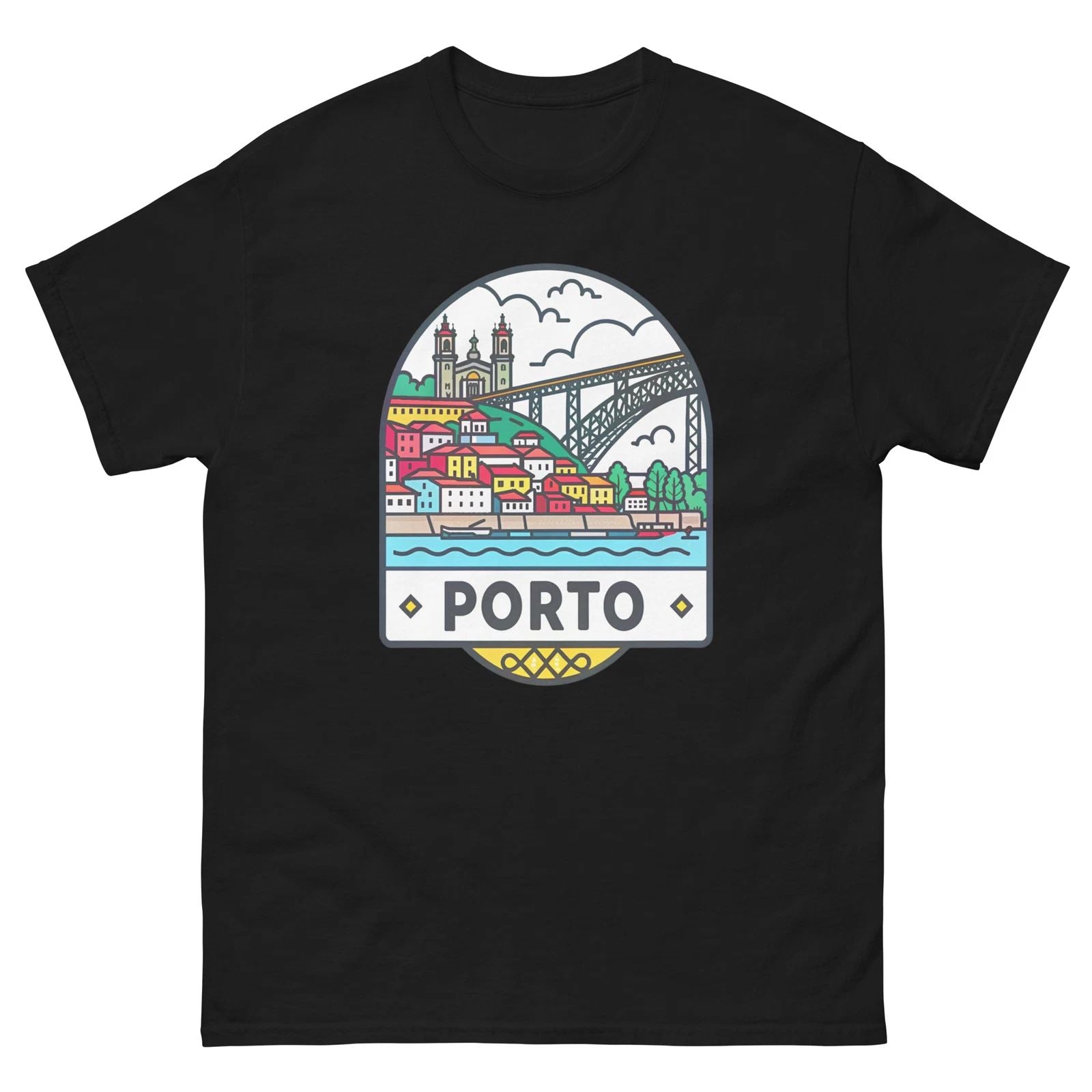 Porto World Travel Urban Area City T-Shirt Unisex T-shirt, Sweatshirt, Hoodie, Long Sleeve Tee - T-Shirt, Sweatshirt, Hoodie