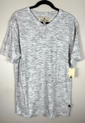 New Ferruche Mens Grey Heathered Cotton Blend V Neck T Shirt Size XL Unisex T-shirt, Sweatshirt, Hoodie, Long Sleeve Tee - T-Shirt, Sweatshirt, Hoodie