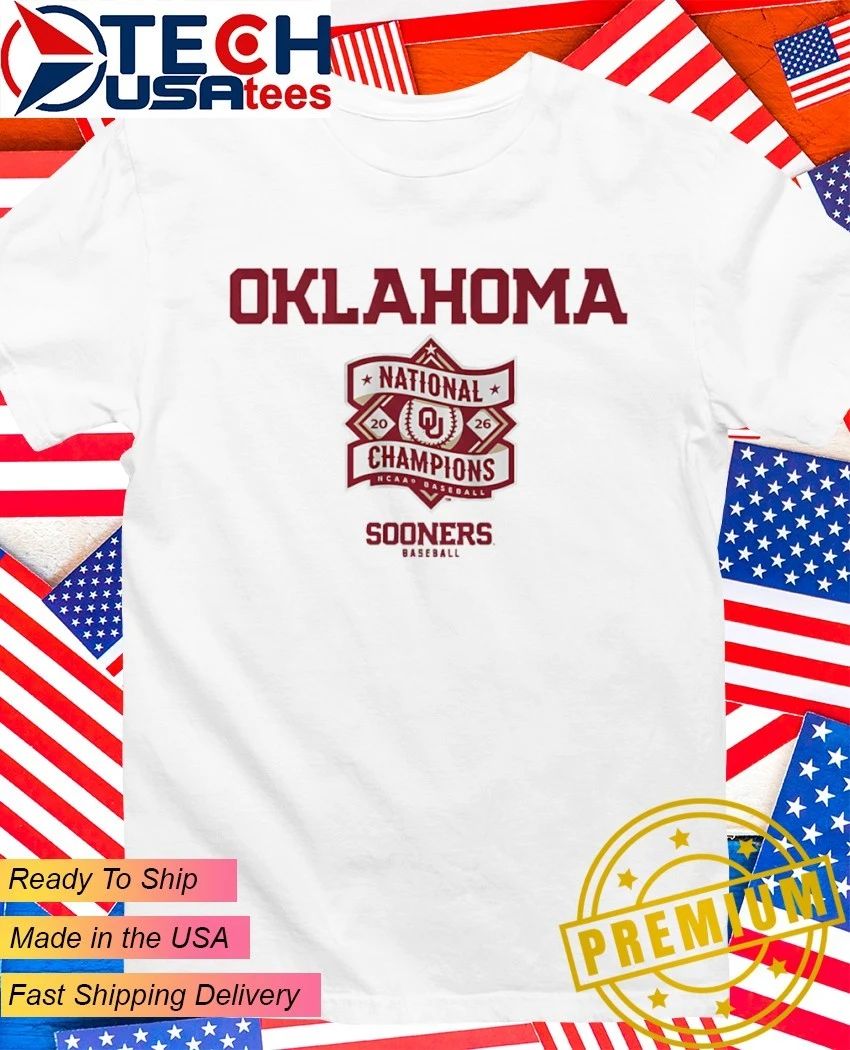 Oklahoma Sooners Baseball 2026 National Champions logo shirt Unisex T-shirt, Sweatshirt, Hoodie, Long Sleeve Tee - T-Shirt, Sweatshirt, Hoodie