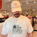 My body is a temple ancient and crumbling pagoda graphic shirt Unisex T-shirt, Sweatshirt, Hoodie, Long Sleeve Tee - T-Shirt, Sweatshirt, Hoodie