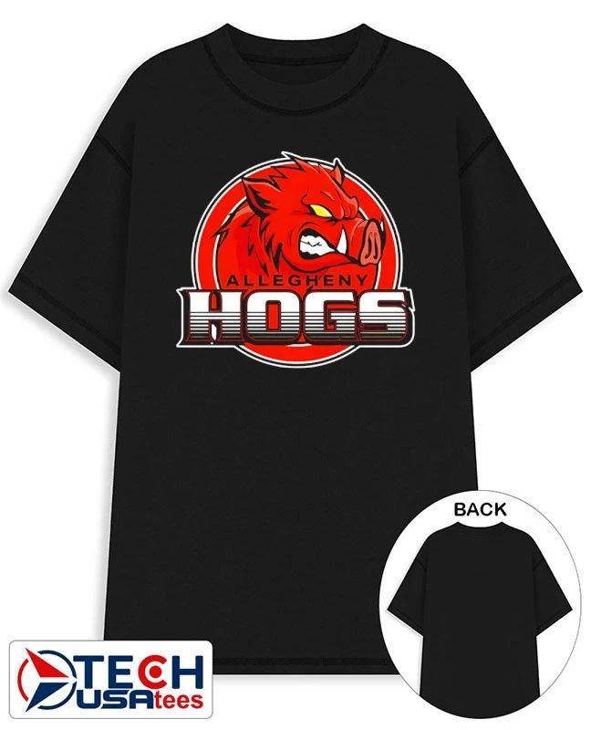 Allegheny Hogs logo shirt Unisex T-shirt, Sweatshirt, Hoodie, Long Sleeve Tee - T-Shirt, Sweatshirt, Hoodie