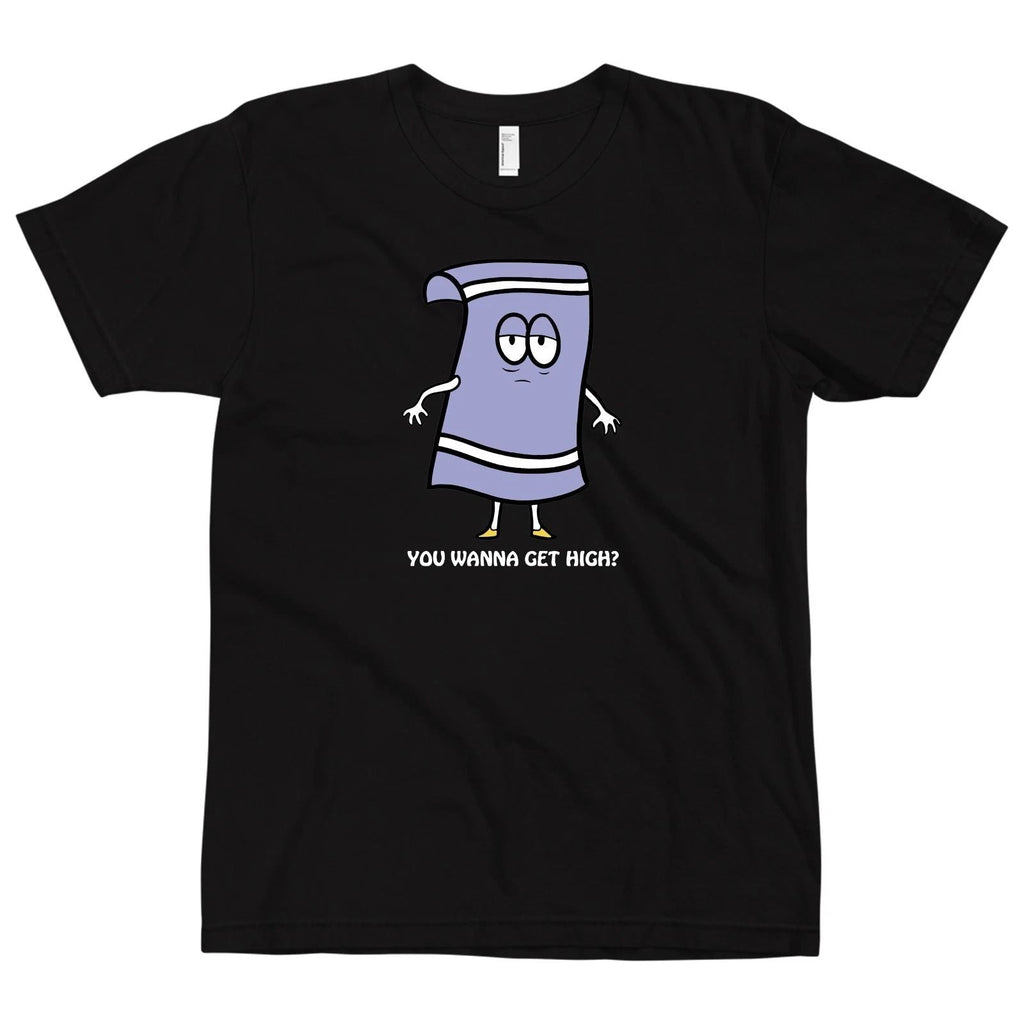 (XXL) South Park Purple Towel "you wanna get high" 420 Funny Trendy T-SHIRT Unisex T-shirt, Sweatshirt, Hoodie, Long Sleeve Tee - T-Shirt, Sweatshirt, Hoodie