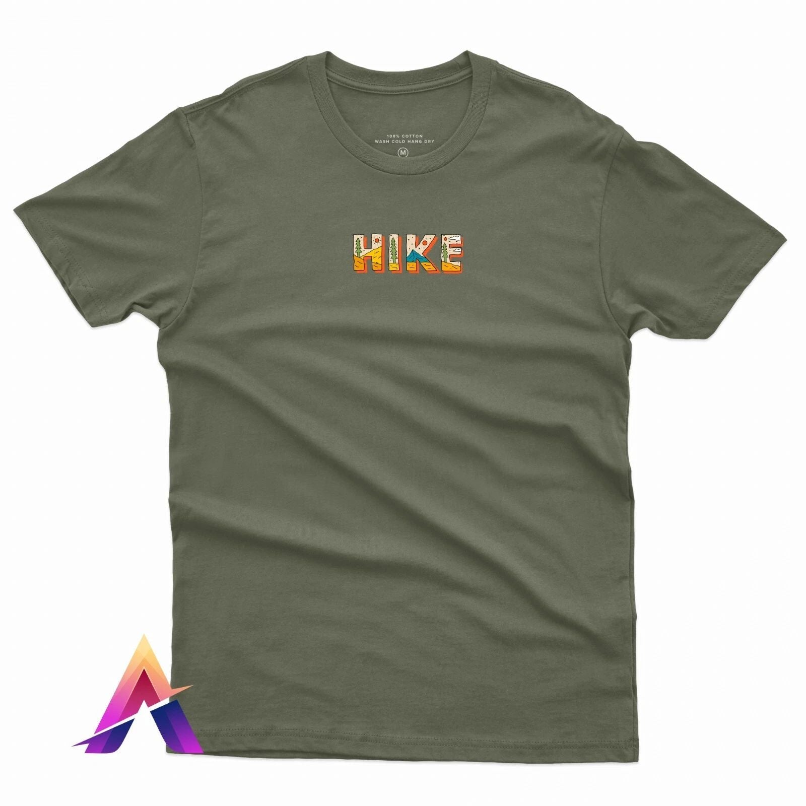 Printed t-shirt Cotton HIKE Travel Nature Graphic Jersey for Men Women Unisex T-shirt, Sweatshirt, Hoodie, Long Sleeve Tee - T-Shirt, Sweatshirt, Hoodie