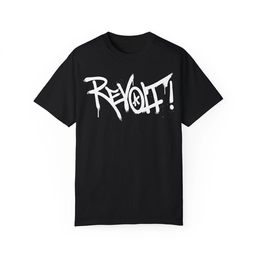 Revolt! Urban Graffiti Art Style Quote :: Unisex Garment-Dyed T-shirt Unisex T-shirt, Sweatshirt, Hoodie, Long Sleeve Tee - T-Shirt, Sweatshirt, Hoodie