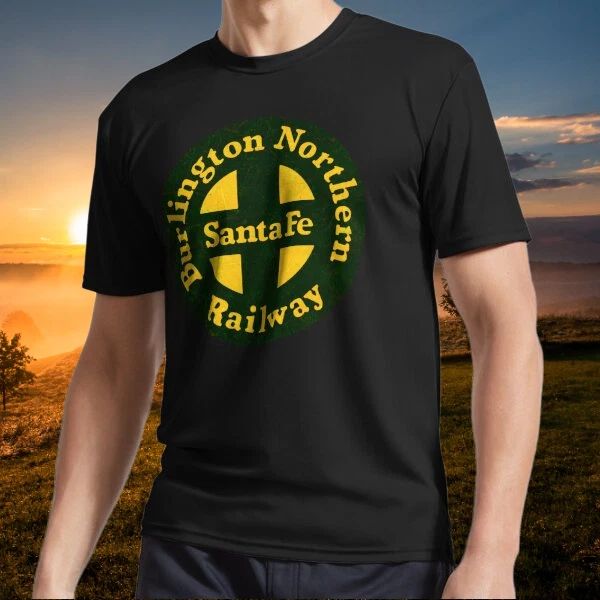 New item Railway Retro Santa Fe BNSF Vintage Logo T-Shirt Funny Size S to 5XL Unisex T-shirt, Sweatshirt, Hoodie, Long Sleeve Tee - T-Shirt, Sweatshirt, Hoodie