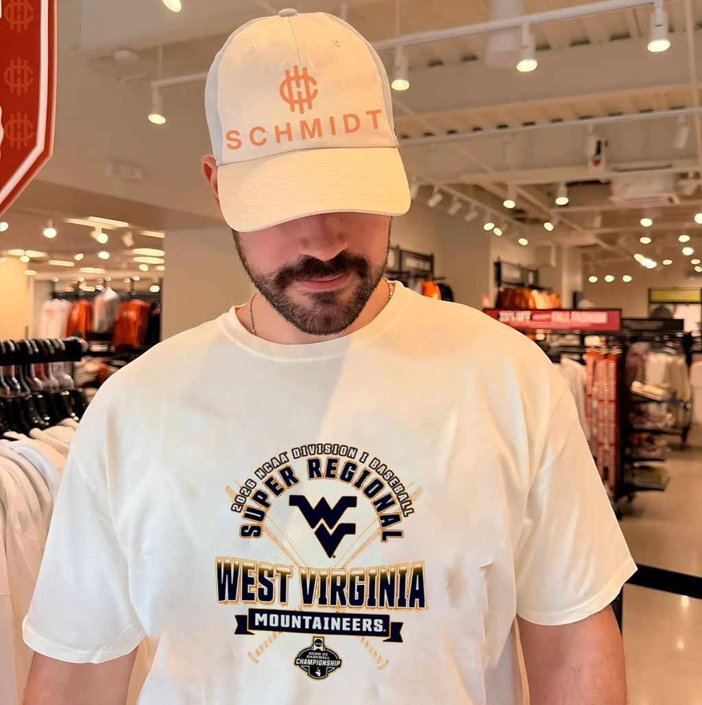 West Virginia Mountaineers 2026 NCAA Division I Baseball Super Regionals shirt Unisex T-shirt, Sweatshirt, Hoodie, Long Sleeve Tee - T-Shirt, Sweatshirt, Hoodie