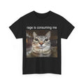 Rage Is Consuming Me Silly Staring Cat Meme T-Shirt Unisex T-shirt, Sweatshirt, Hoodie, Long Sleeve Tee - T-Shirt, Sweatshirt, Hoodie