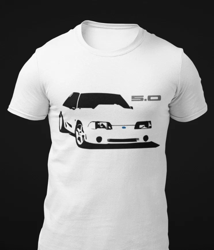 Retro 80s 90s Ford Mustang Fox Body 5.0 Short-Sleeve Unisex T-Shirt Unisex T-shirt, Sweatshirt, Hoodie, Long Sleeve Tee - T-Shirt, Sweatshirt, Hoodie