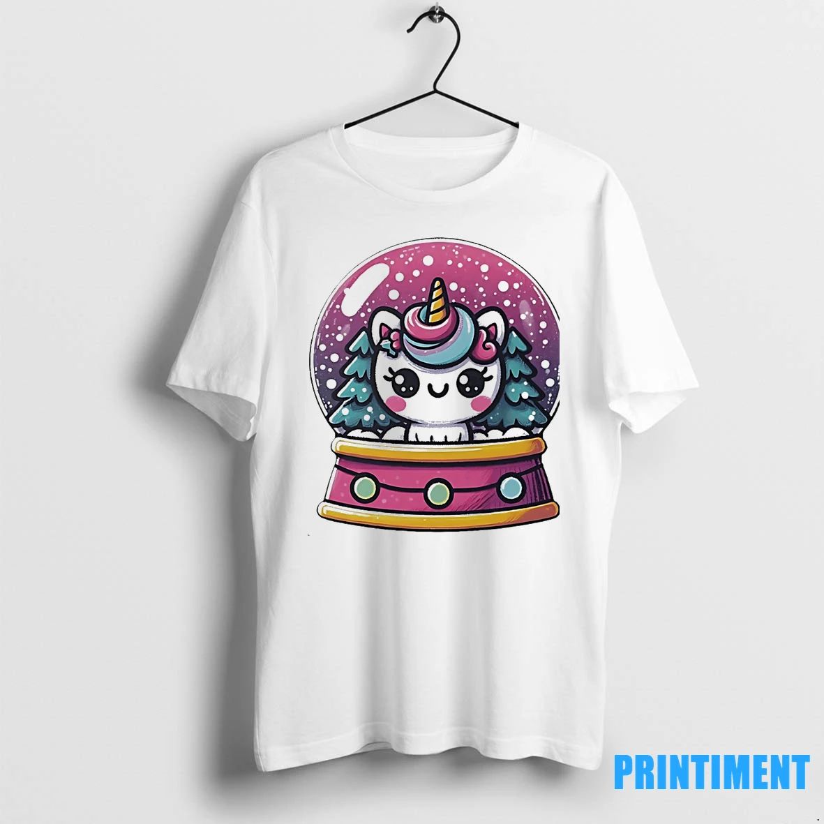 Unicorn Snow Globe Winter Wonderland Christmas Tshirts Sweater Unisex T-shirt, Sweatshirt, Hoodie, Long Sleeve Tee - T-Shirt, Sweatshirt, Hoodie