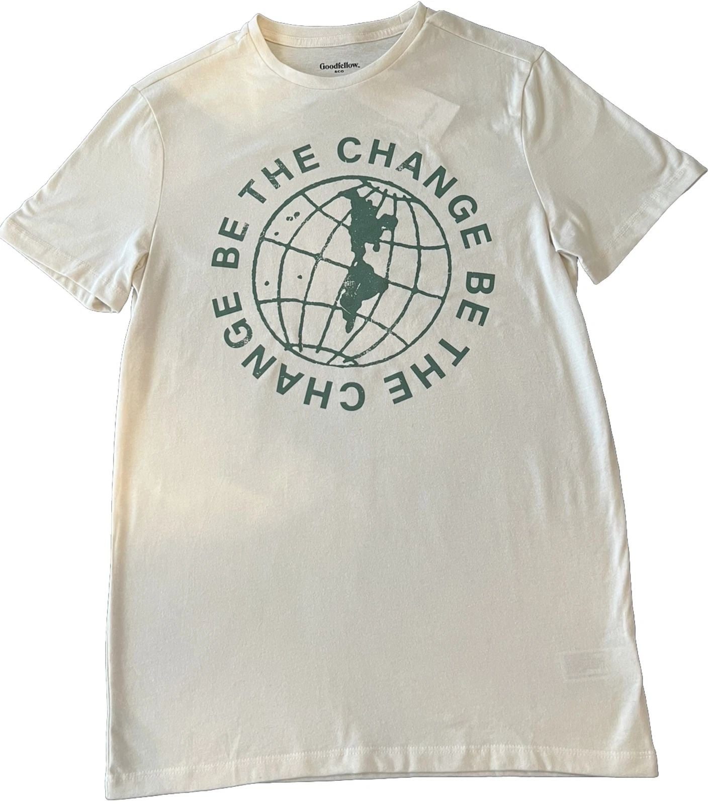 Graphic T Shirt  Be The Change Standard Fit Men's Size Medium NWT Goodfellow Unisex T-shirt, Sweatshirt, Hoodie, Long Sleeve Tee - T-Shirt, Sweatshirt, Hoodie