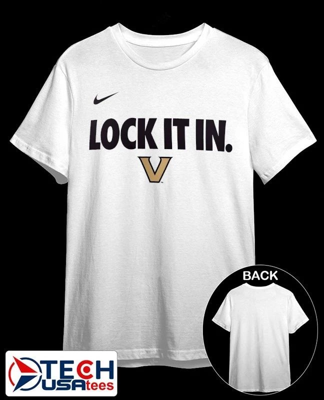 Lock it in Vanderbilt Commodores 2026 On-Court Bench shirt Unisex T-shirt, Sweatshirt, Hoodie, Long Sleeve Tee - T-Shirt, Sweatshirt, Hoodie