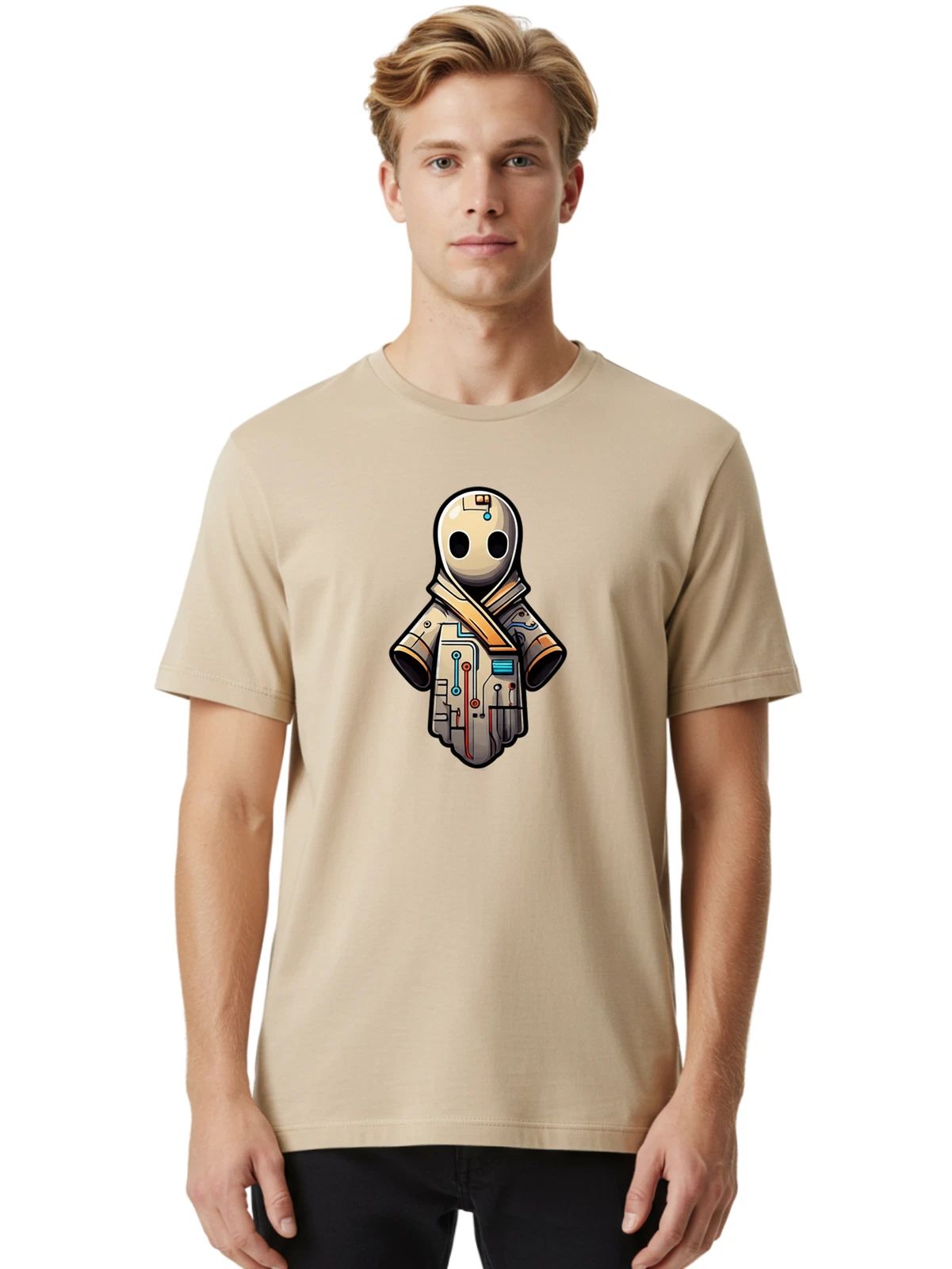 Robot-Hand Mens Graphic Tee, 100% Cotton, Casual Summer Wear Unisex T-shirt, Sweatshirt, Hoodie, Long Sleeve Tee - T-Shirt, Sweatshirt, Hoodie