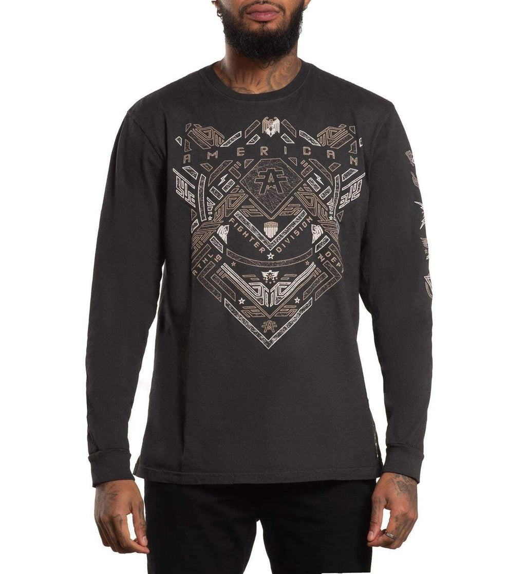 American Fighter Men's L/S T-shirt Hitchcock Unisex T-shirt, Sweatshirt, Hoodie, Long Sleeve Tee - T-Shirt, Sweatshirt, Hoodie