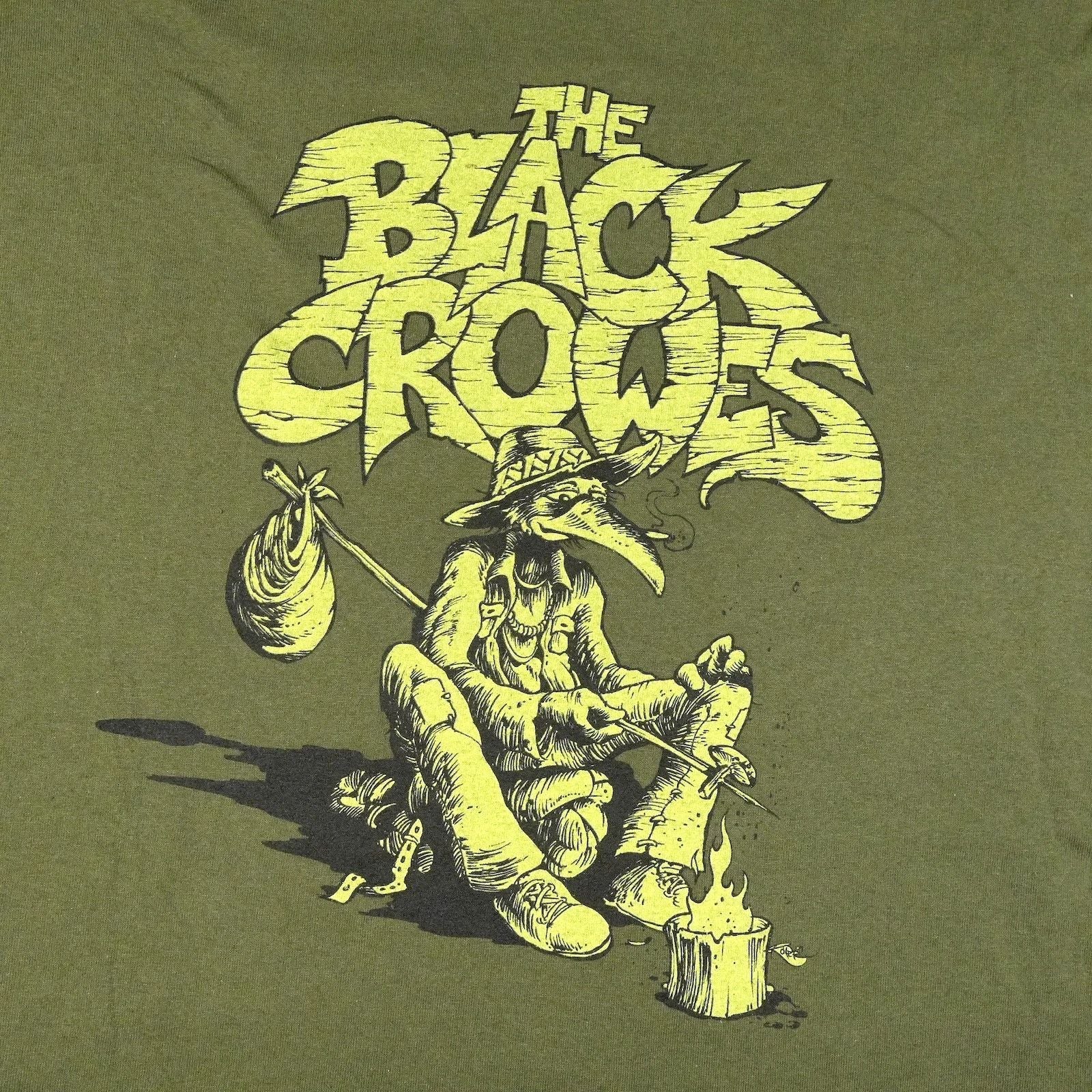 Vintage The Black Crowes T Shirt Green Tour Concert Unisex UR048 FREE SHIPPING Unisex T-shirt, Sweatshirt, Hoodie, Long Sleeve Tee - T-Shirt, Sweatshirt, Hoodie