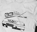 VINTAGE ALFA 33 CAR JERSEY T-SHIRT - IS THE MAGIC NUMBER! Unisex T-shirt, Sweatshirt, Hoodie, Long Sleeve Tee - T-Shirt, Sweatshirt, Hoodie