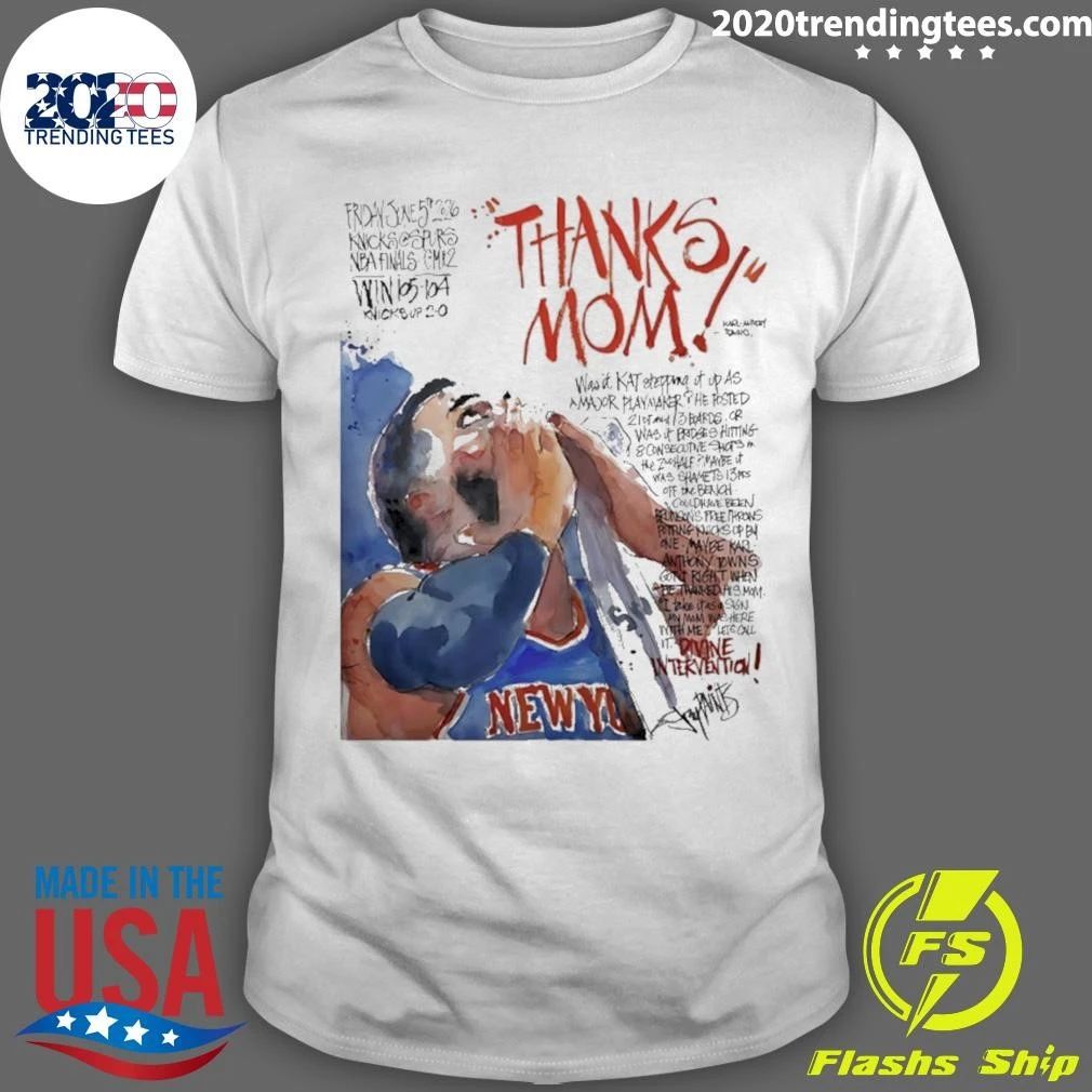 Karl-anthony Towns Thanks Mom Nba Finals Shirt Unisex T-shirt, Sweatshirt, Hoodie, Long Sleeve Tee - T-Shirt, Sweatshirt, Hoodie