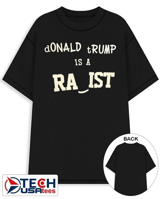 Donald Trump is a rasist shirt Unisex T-shirt, Sweatshirt, Hoodie, Long Sleeve Tee - T-Shirt, Sweatshirt, Hoodie