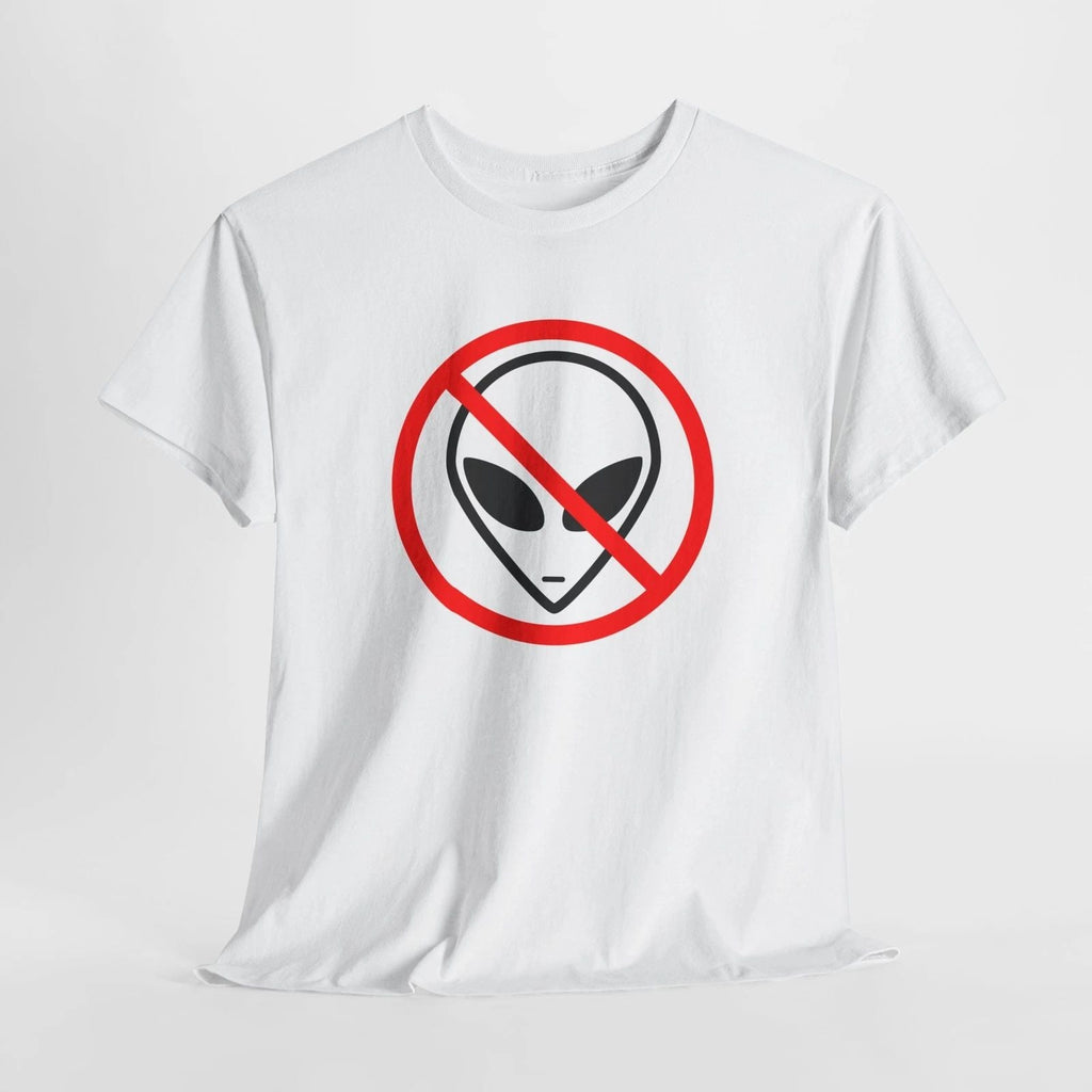 No Aliens Unisex Tee, Space T-Shirt, Sci-Fi Graphic Top, Extraterrestrial Shirt, Unisex T-shirt, Sweatshirt, Hoodie, Long Sleeve Tee - T-Shirt, Sweatshirt, Hoodie