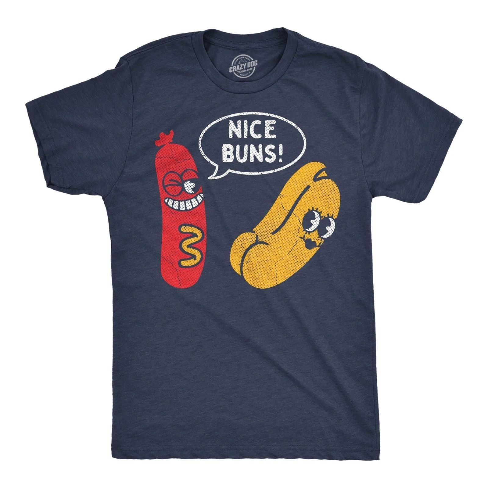 Mens Funny T Shirts Nice Buns Sarcastic Cheeseburger Graphic Novelty Tee For Men Unisex T-shirt, Sweatshirt, Hoodie, Long Sleeve Tee - T-Shirt, Sweatshirt, Hoodie
