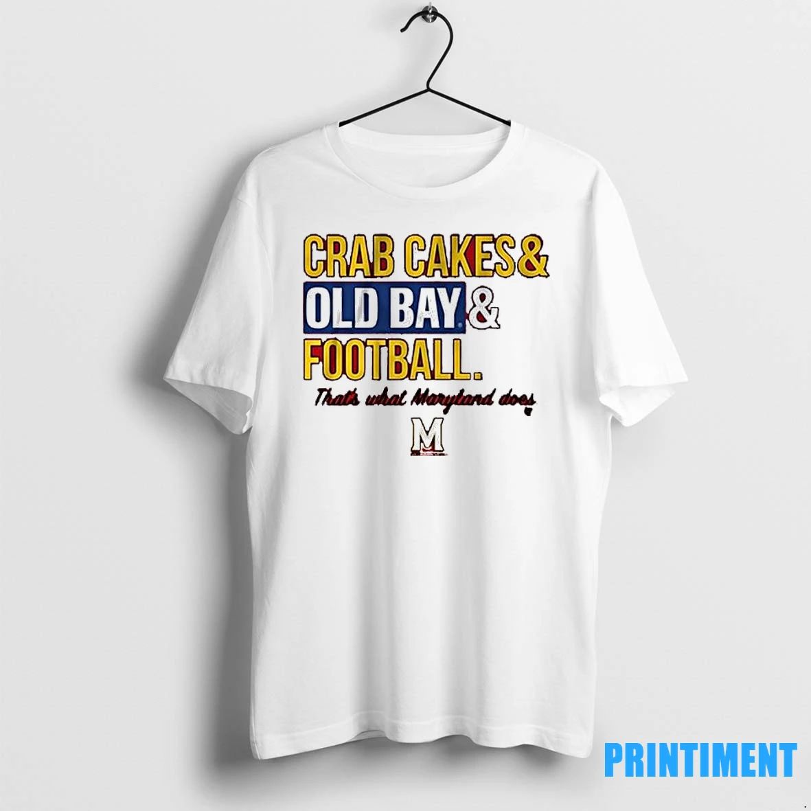 Maryland Terrapins Crab Cakes And Old Bay Football Tshirts Sweater Unisex T-shirt, Sweatshirt, Hoodie, Long Sleeve Tee - T-Shirt, Sweatshirt, Hoodie